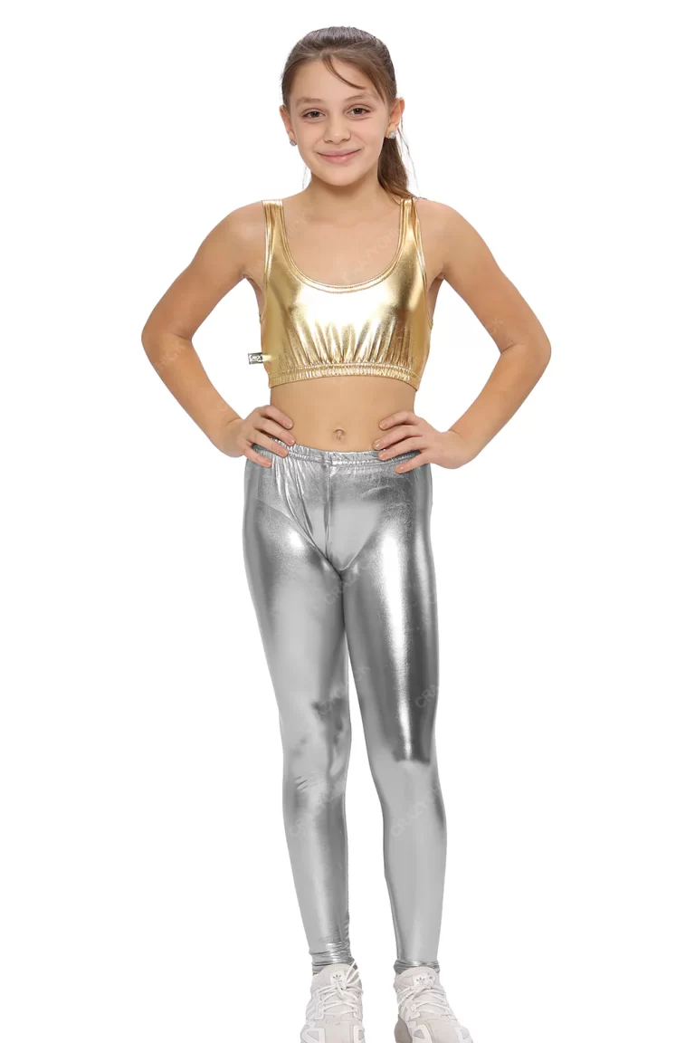 Embrace the Glam Girls’ Shiny Leggings as a Fashion Essential