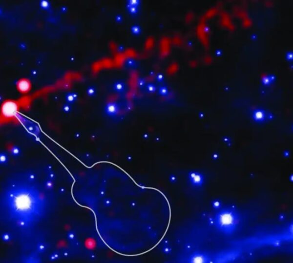 Watch: NASA Captures ‘Flame-Throwing Guitar’ Nebula ‘Rocking Out’ In Space