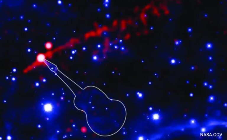 Watch: NASA Captures ‘Flame-Throwing Guitar’ Nebula ‘Rocking Out’ In Space