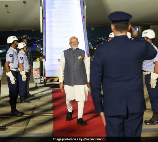 PM Modi Arrives In Brazil To Attend G20 Summit After Nigeria Visit