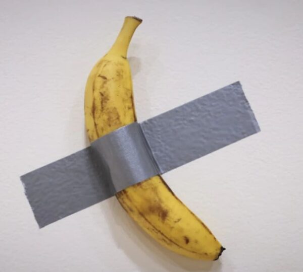 “Comedian”, Banana Taped To A Wall, Sells For $6.2 Million In New York