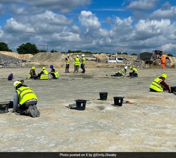 UK’s Biggest Dinosaur Footprint Site Unearthed Dating Back 166 Million Years